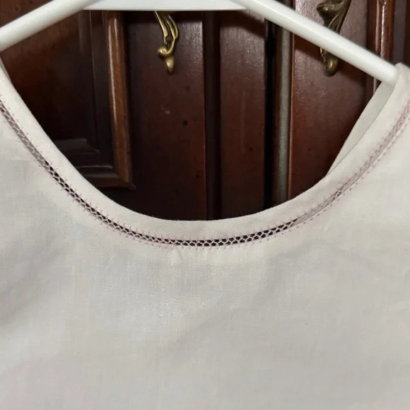 EDGEHILL COLLECTION Cream Dress with Pink Sash Flower Girl Easter Size 6X NWT - Picture 3 of 10